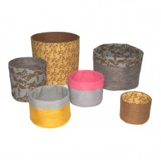 Reversible Felt wool baskets - Large Reversible Felt wool baskets - Large